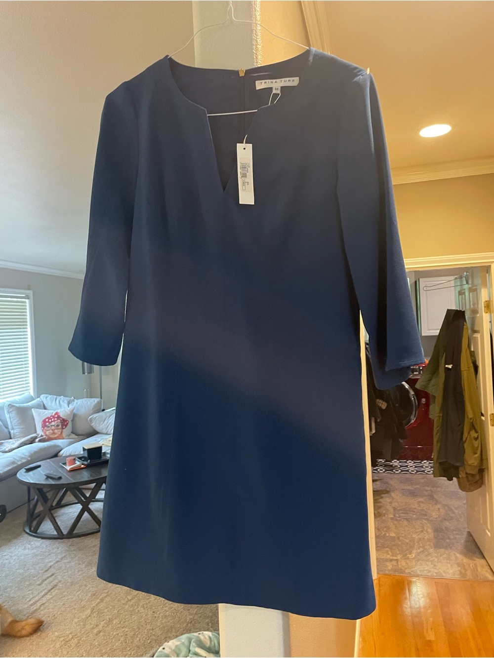Trina Turk Navy Shift Dress NWT